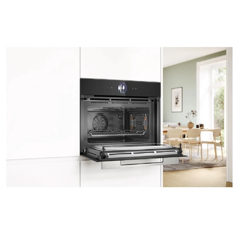 HORNO COMPACTO CON MICROONDAS BOSCH SERIE 8 CMG7761B1 45 L - 4