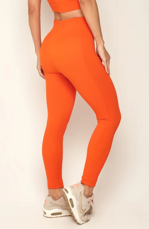 CALZA DEPORTIVA LETSGYM SEAMLESS ACANALADA - 2