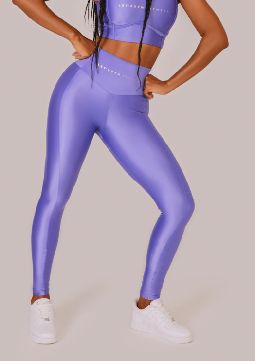 CALZA DEPORTIVA MUJER LETSGYM LILA STATUS - 1