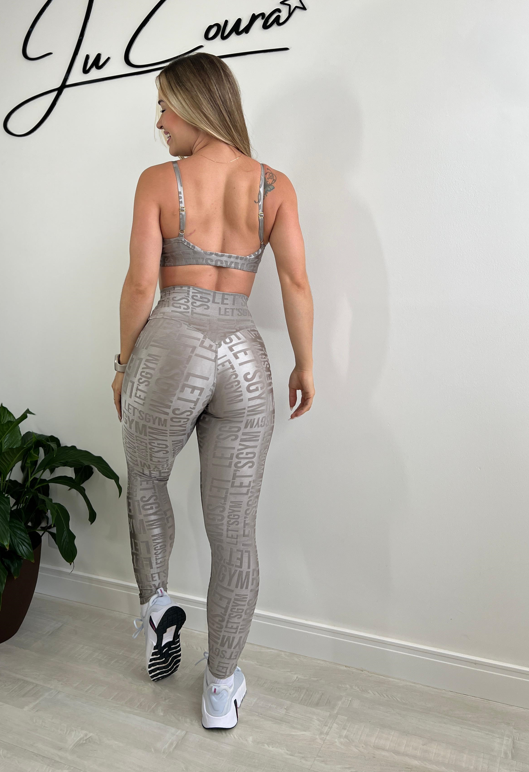 CONJUNTO DEPORTIVO VELVET NAME LETSGYM - 2
