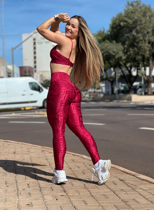 CONJUNTO DEPORTIVO VELVET NAME LETSGYM - 2