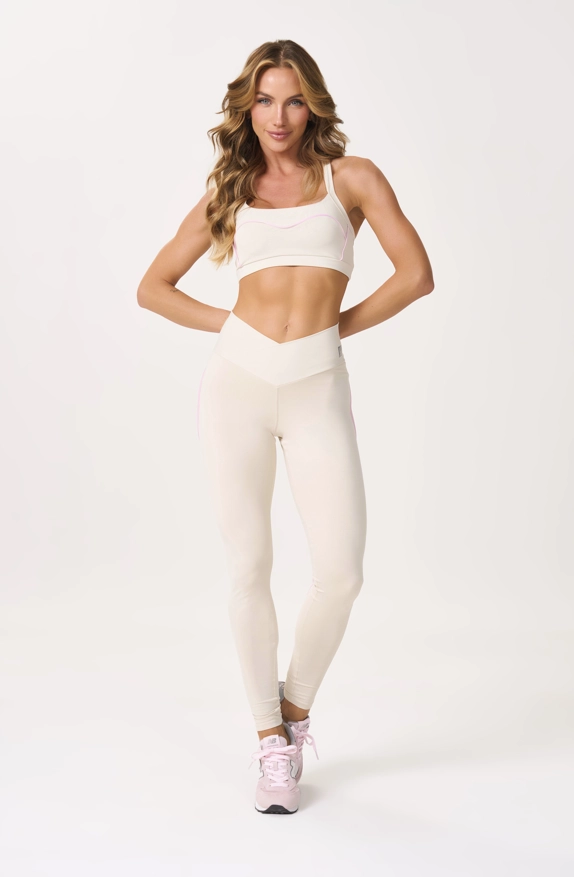 CONJUNTO DEPORTIVO DREAMY LETSGYM Crema S