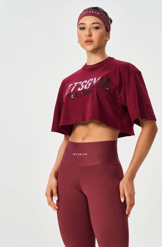 CROP DEPORTIVO BRAND UP LETSGYM - 1