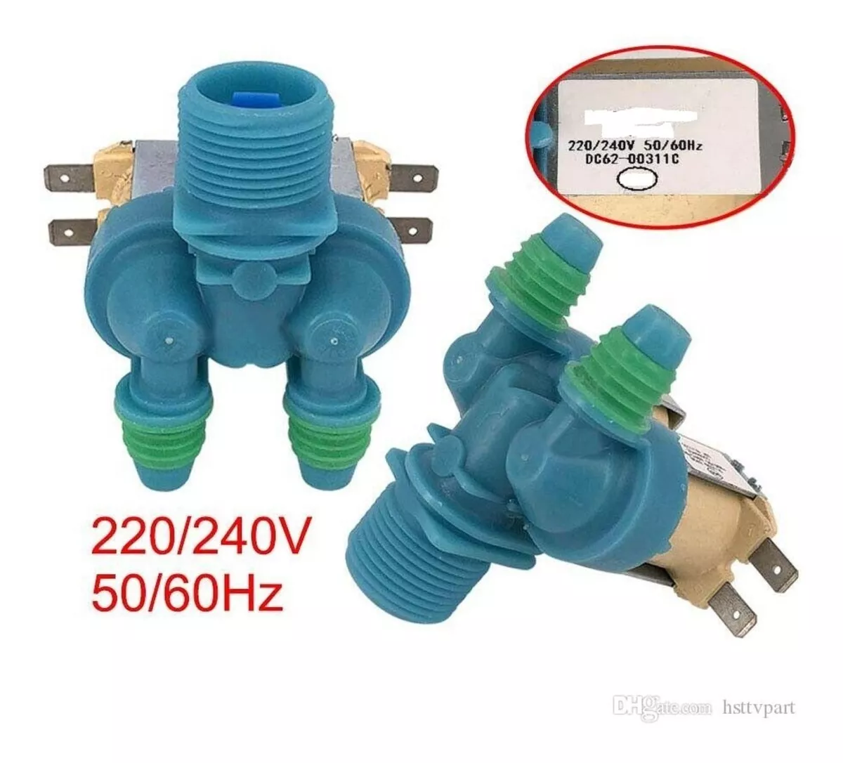 ELECTROVALVULA DE LAVADORAS SAMSUNG DE DOS VIAS ORIGINAL - 2