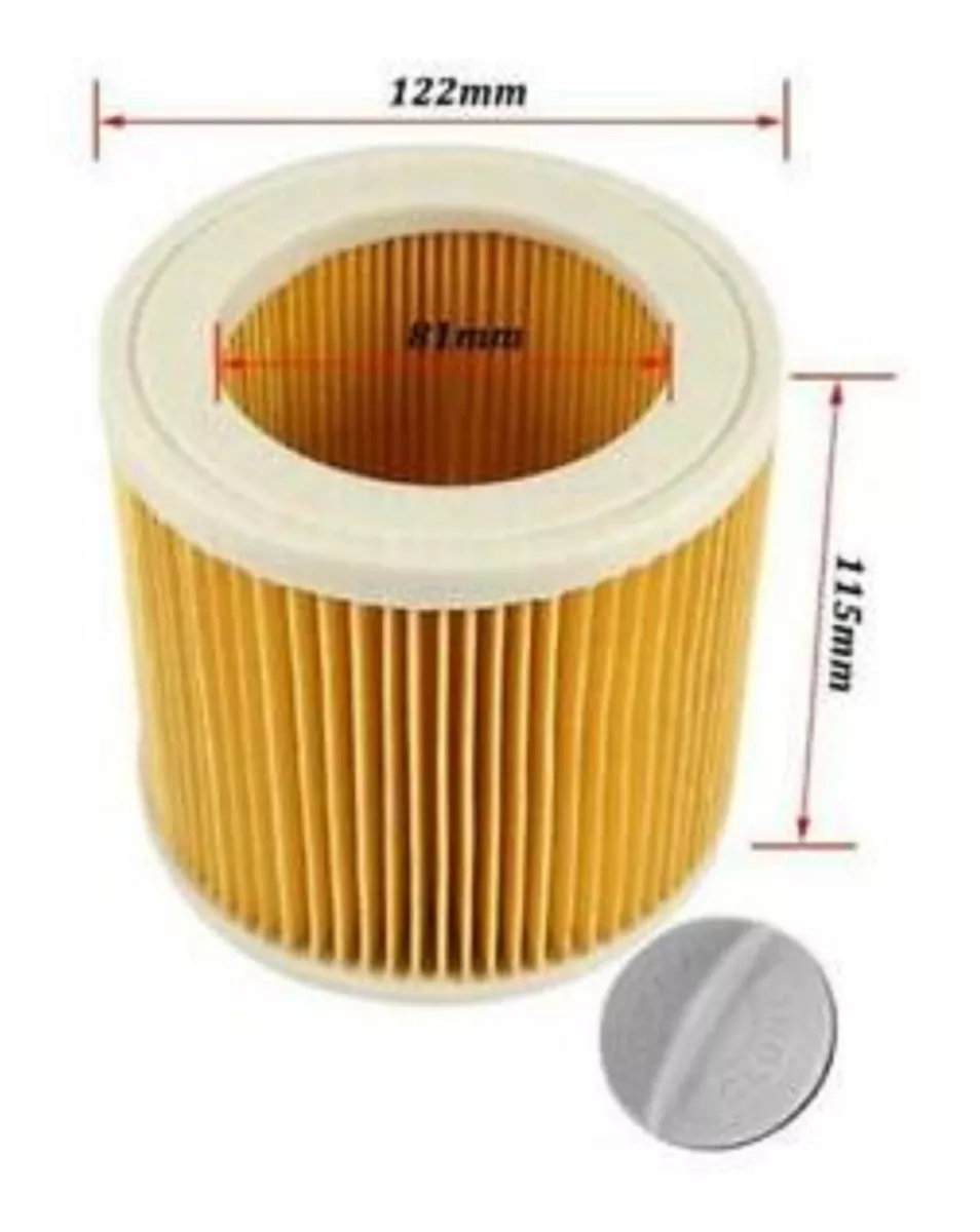 FILTROS+BOLSA KARCHER FILTRO WD2250 WD3200 MV2 MV3 WD3 .. - 2