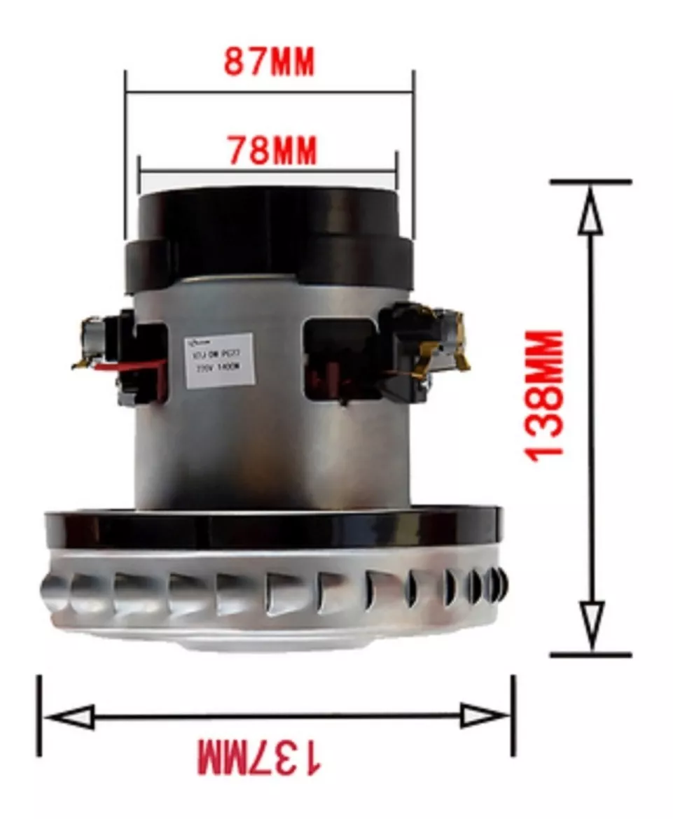 Motor De Turbina 1400W Para Aspiradora Kärcher – Repuesto Universal Para Modelos MV, WD, NT