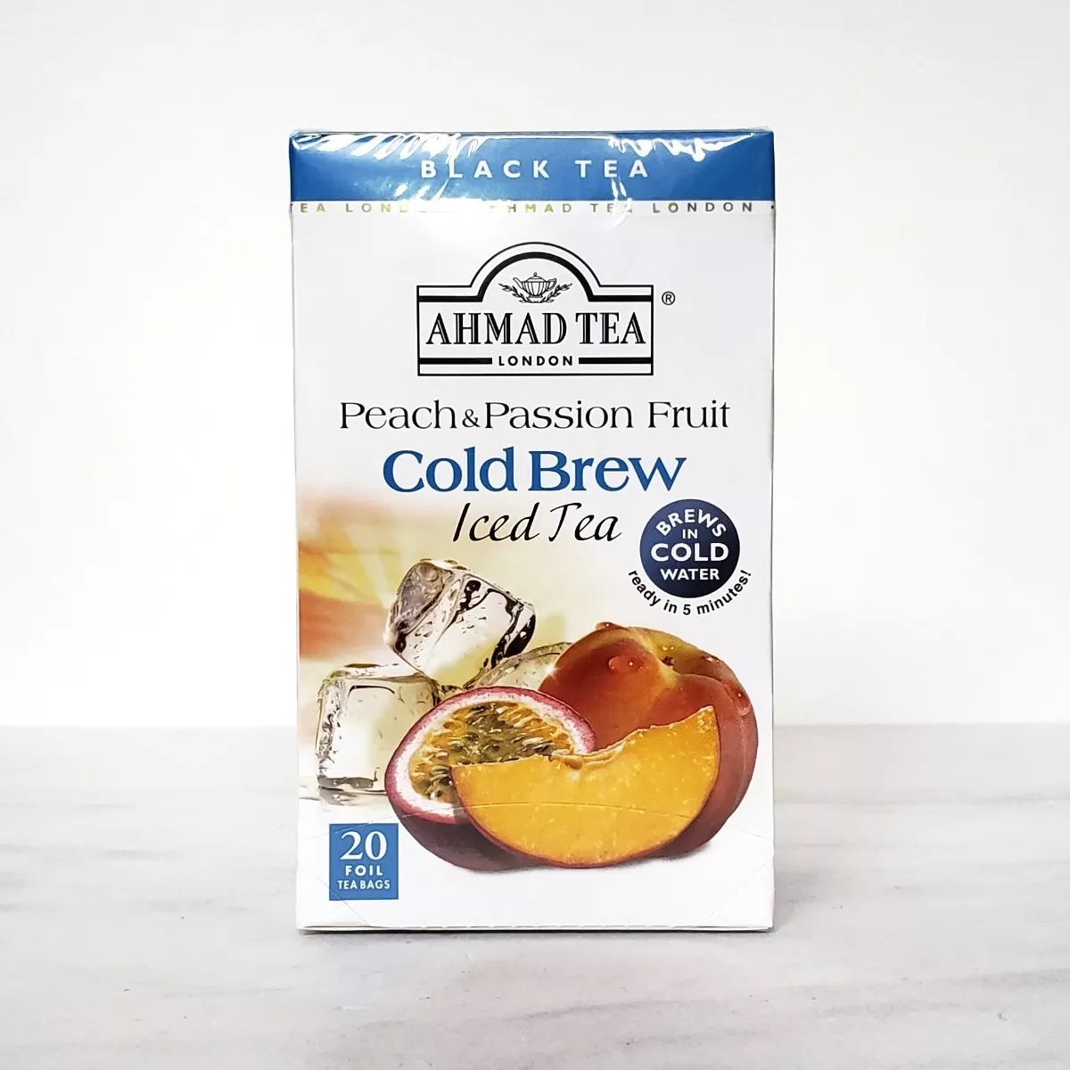 Te Matte Cold AHMAD TEA - COLD PEACH AND PASSION - 120 SACHETS - TE FRIO