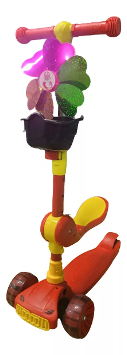 SCOOTER MUSICAL CON LUCES Y SILLA PLEGABLE - 1