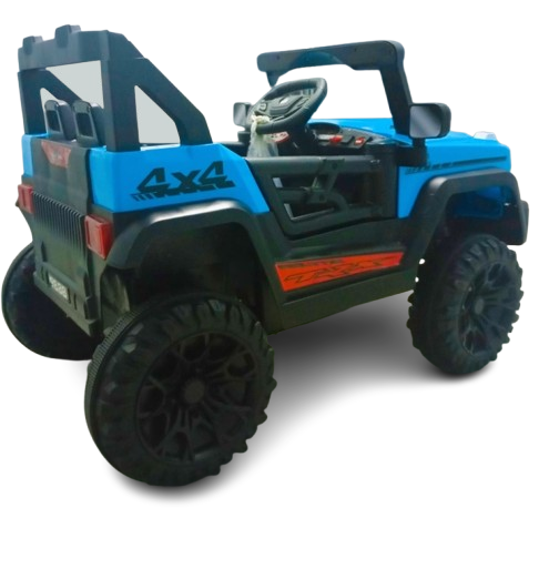 JEEP AUTO A BATERIA  12V  CON CONTROL/ CELESTE - 2