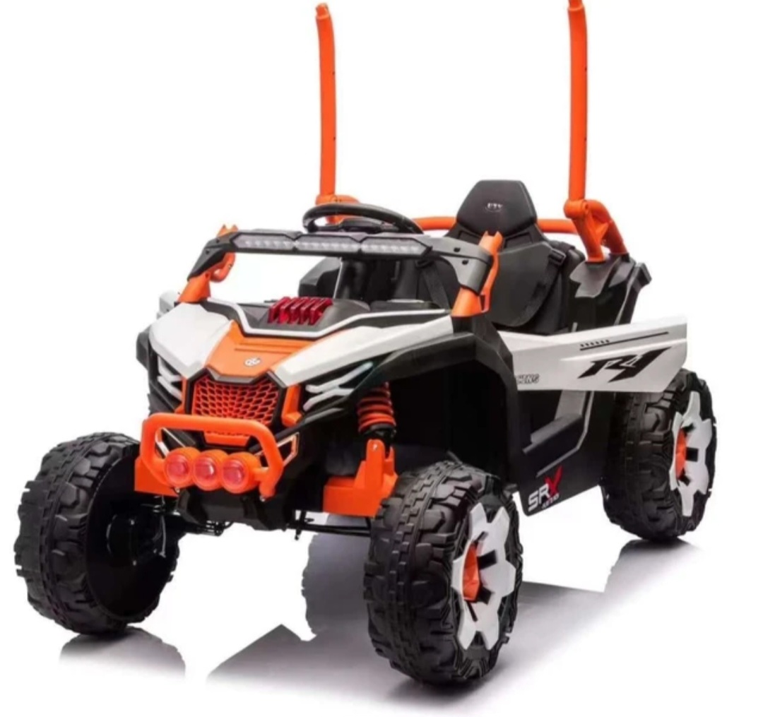 AUTO A BATERIA UTV 4X4 CON CONTROL REMOTO ROJO - 2