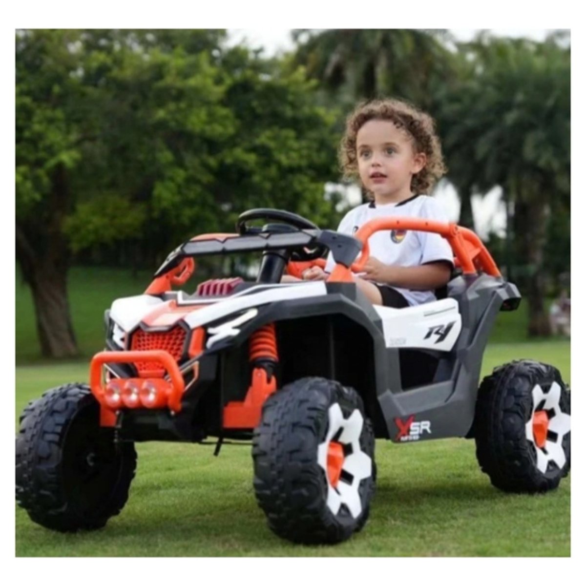 AUTO A BATERIA UTV 4X4 CON CONTROL REMOTO ROJO - 3