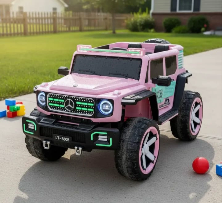 JEEP CAMIONETA A BATERIA 4X4 LUCES CON CONTROL REMOTO 808 - 1