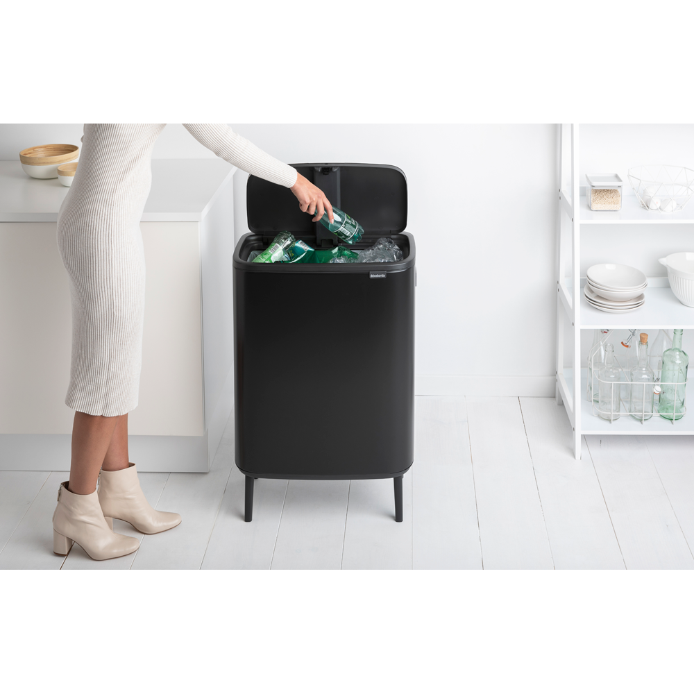 BASURERO BO TOUCH HI 60 LT MATT BLACK - 4