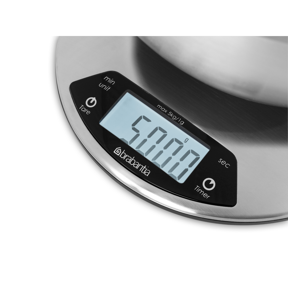 BALANZA BRABANTIA DIGITAL RENEW MATT STEEL - 5
