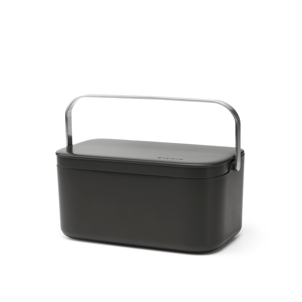 CONTENEDOR BRABANTIA DESPERDICIOS SINKSIDE 1.8 LT DARK GREY - 2
