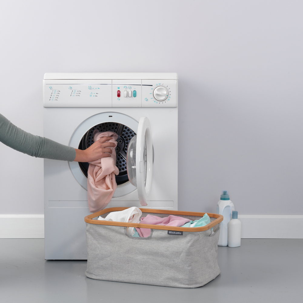 CANASTO BRABANTIA PLEGABLE LA LAVANDERÍA 40 LT GREY - 5