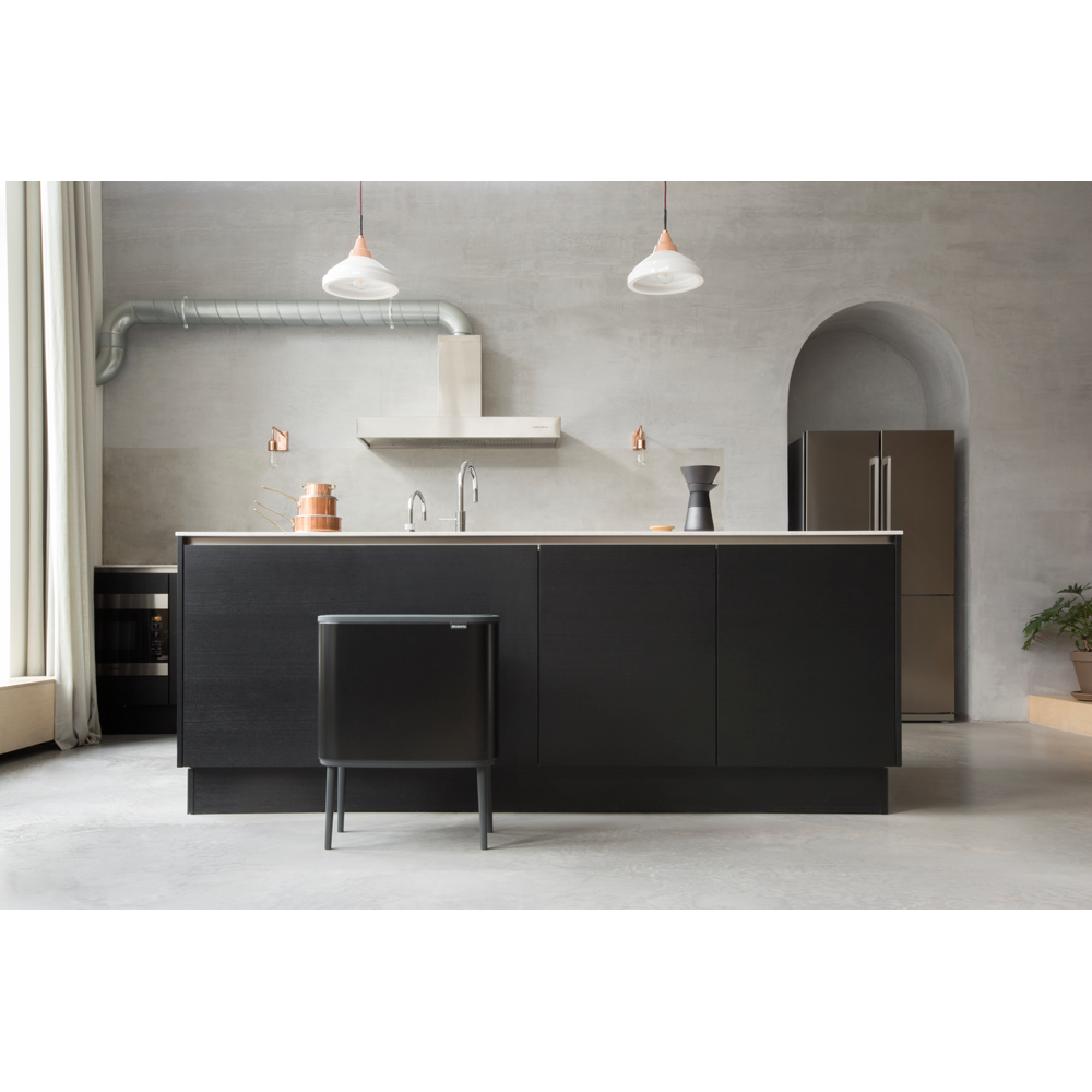 BASURERO BRABANTIA BO TOUCH 36 LT MATT BLACK - 6