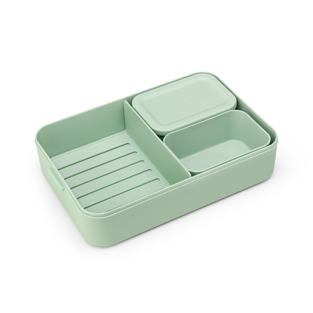 CONTENEDOR BRABANTIA ALMUERZO MAKE & TAKE BENTO GRANDE JADE GREEN - 3