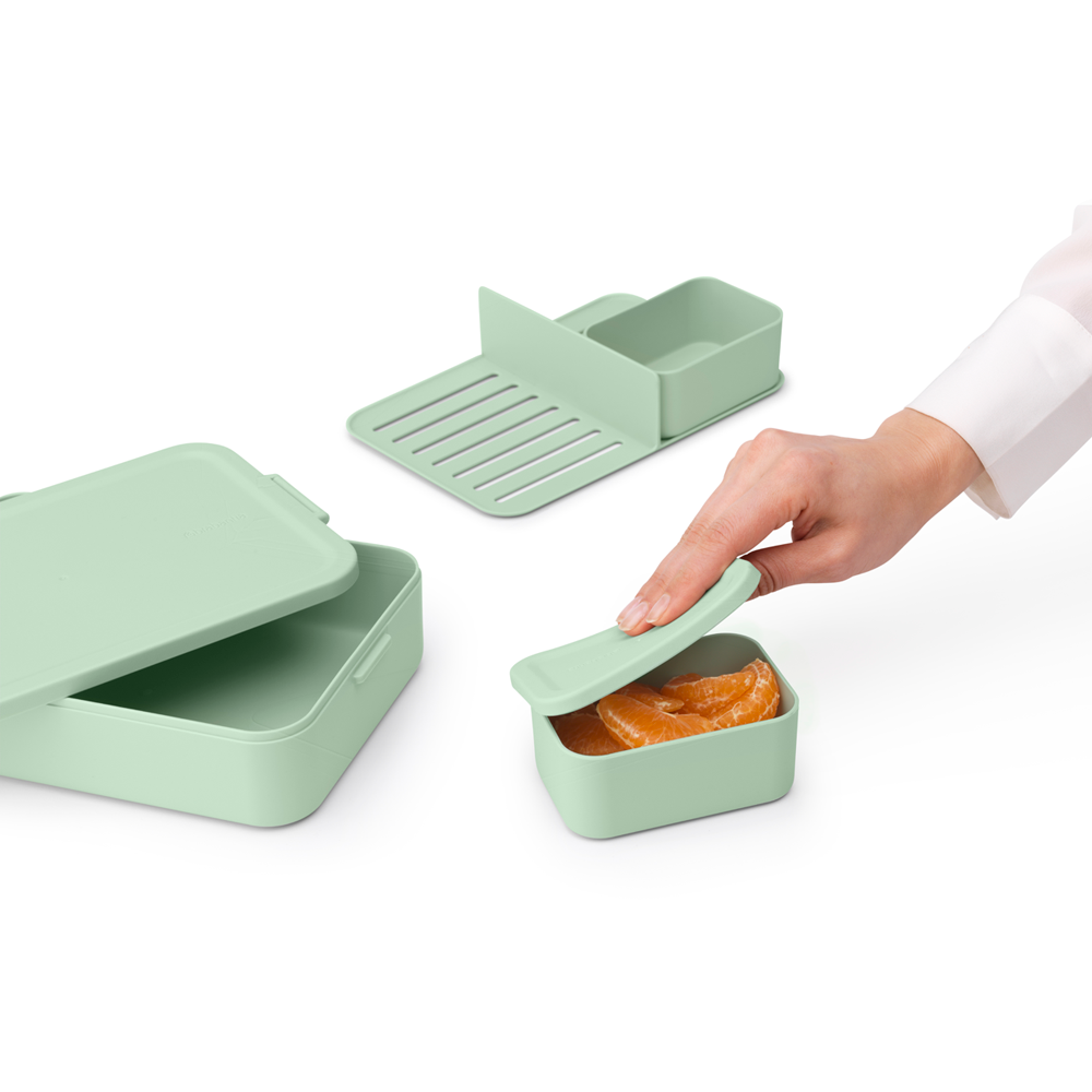 CONTENEDOR BRABANTIA ALMUERZO MAKE & TAKE BENTO GRANDE JADE GREEN - 4