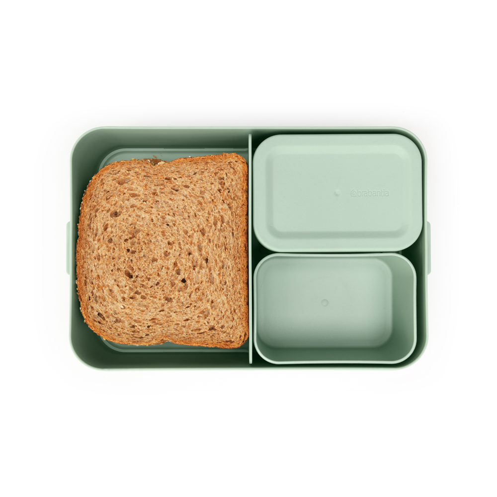CONTENEDOR BRABANTIA ALMUERZO MAKE & TAKE BENTO GRANDE JADE GREEN - 5