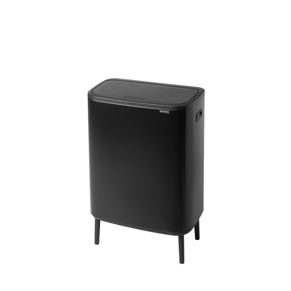 BASURERO BRABANTIA BO TOUCH HI 2 X 30 LT MATT BLACK - 2