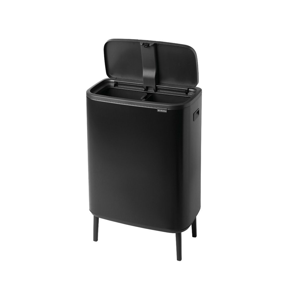 BASURERO BRABANTIA BO TOUCH HI 2 X 30 LT MATT BLACK - 5
