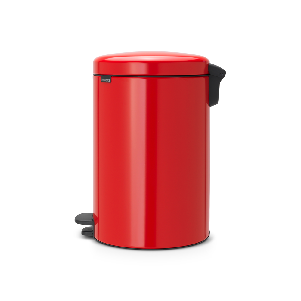 BASURERO BRABANTIA PEDAL NEWICON 20 LT PASSION RED - 2