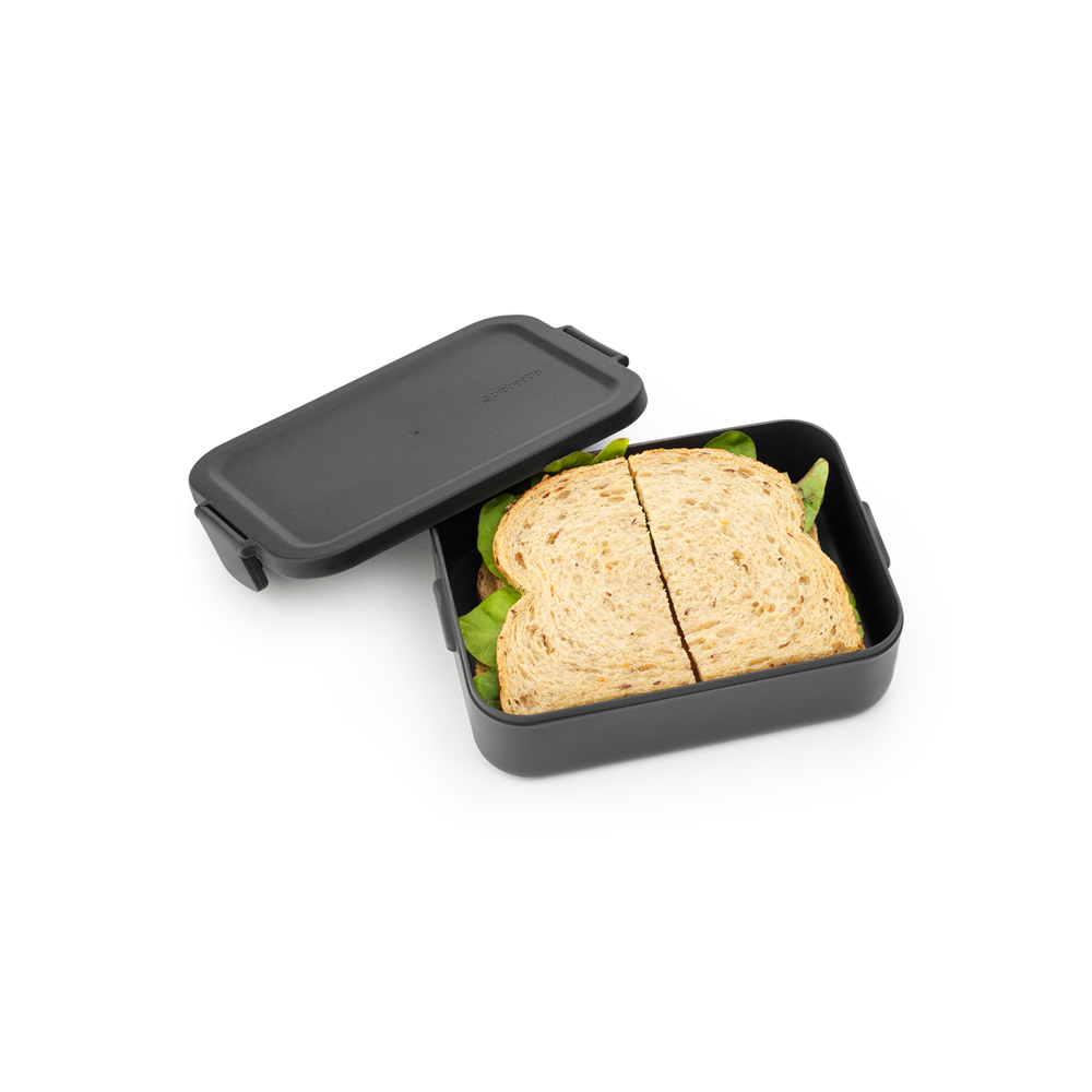 CONTENEDOR BRABANTIA ALMUERZO MAKE & TAKE MEDIANO DARK GREY - 4