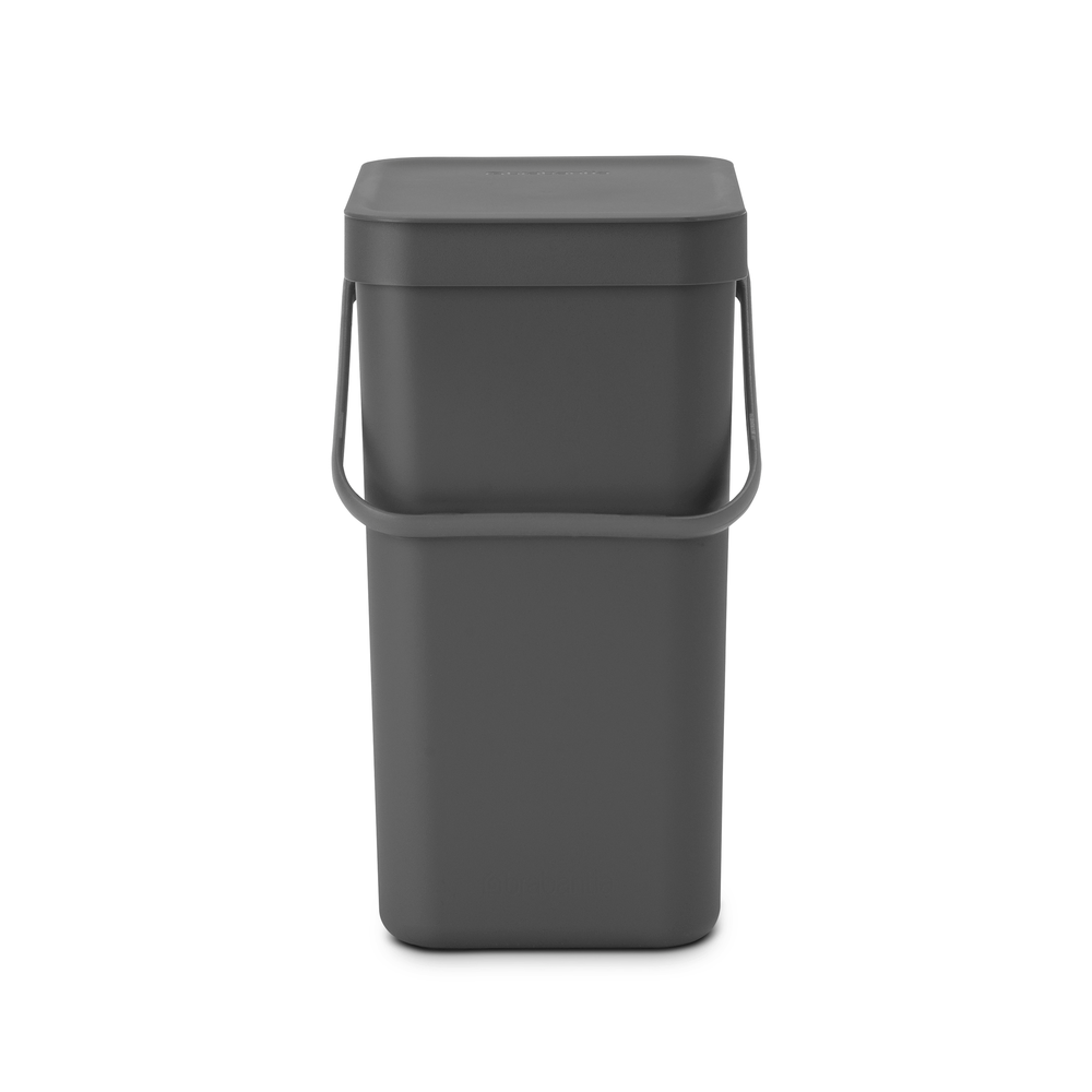 BASURERO BRABANTIA SORT & GO 12 LT GREY - 2