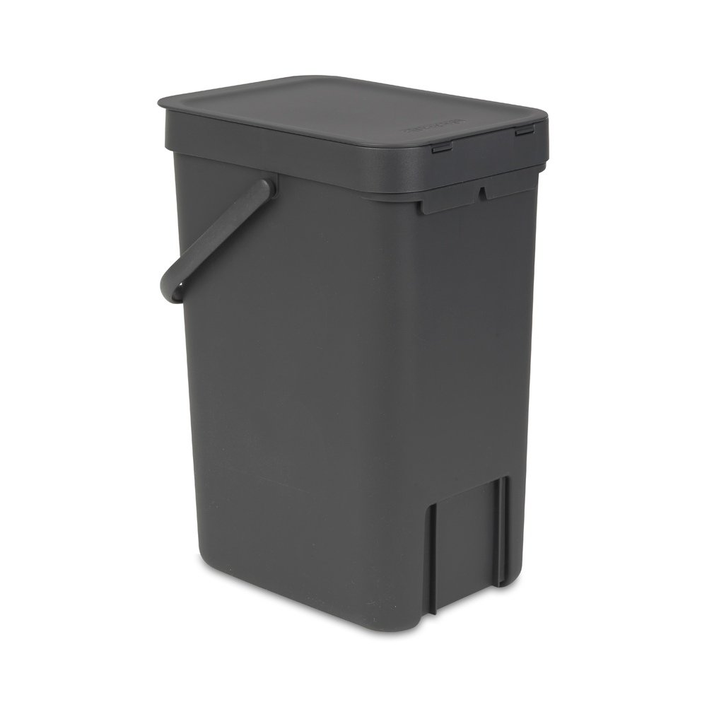 BASURERO BRABANTIA SORT & GO 12 LT GREY - 3