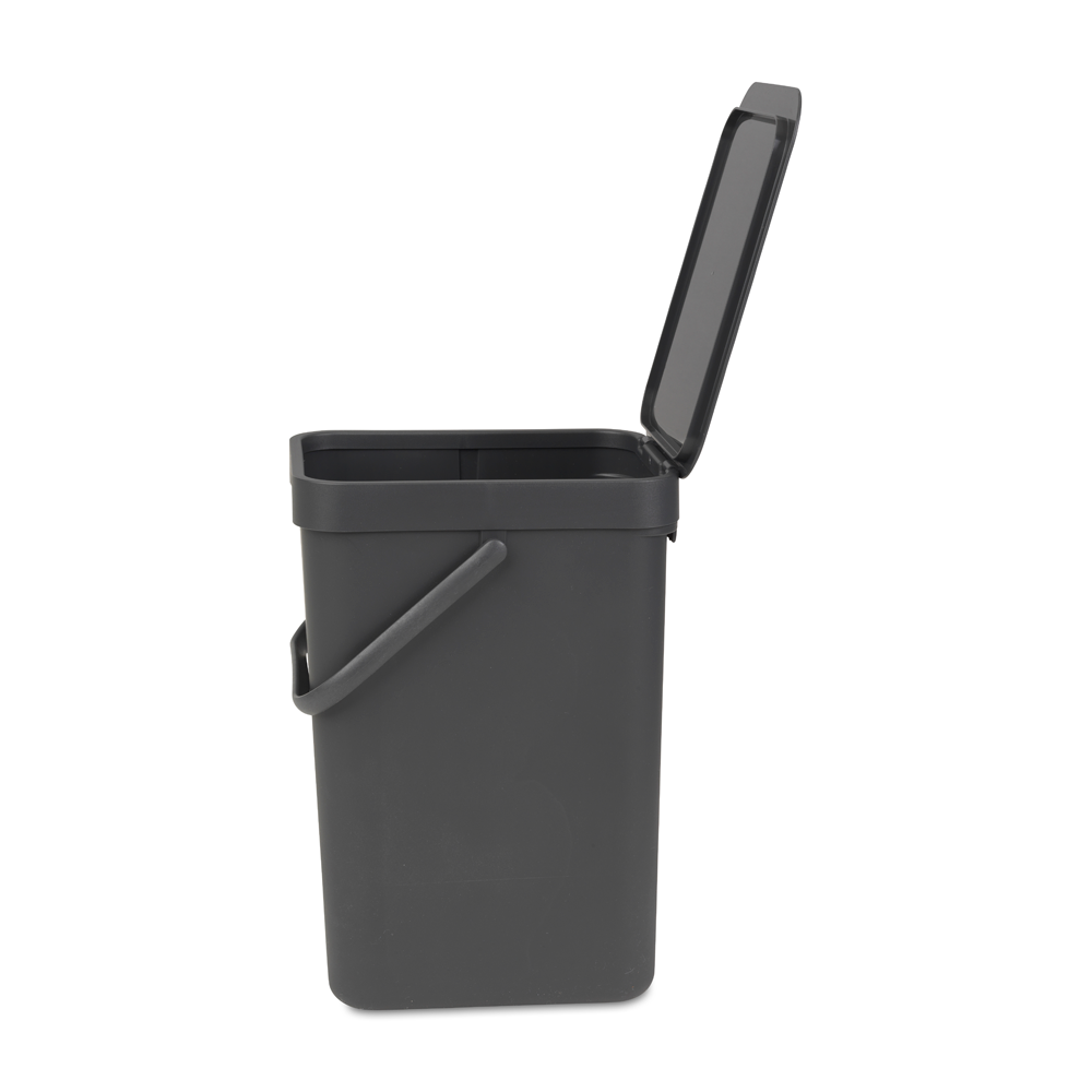BASURERO BRABANTIA SORT & GO 12 LT GREY - 4