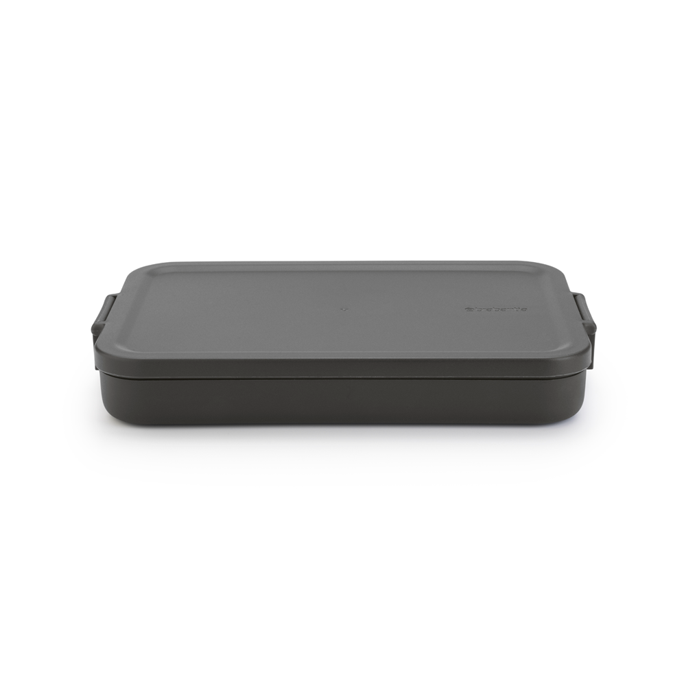 CONTENEDOR BRABANTIA ALMUERZO MAKE & TAKE PLANO DARK GREY - 1