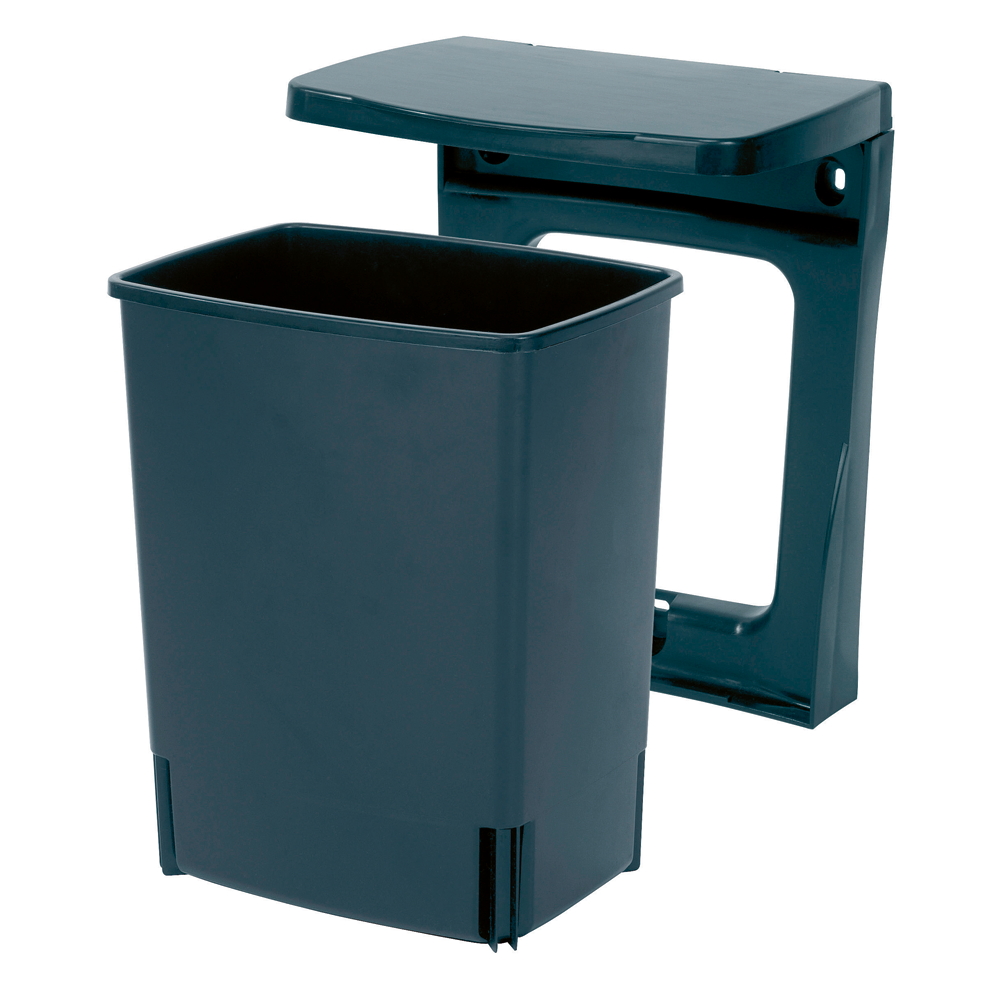 BASURERO BRABANTIA CON SOPORTE PUERTA 10 LT BLACK - 3