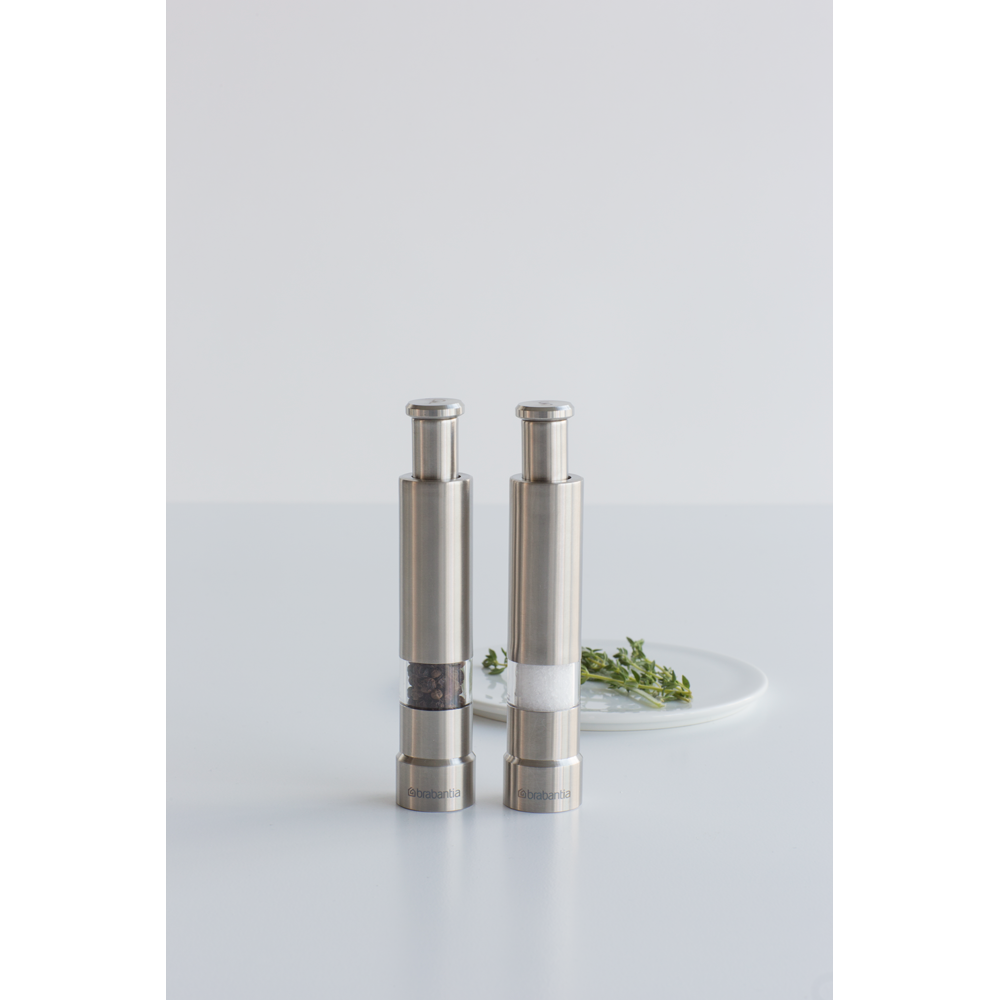 SET BRABANTIA MOLINILLOS SAL Y PIMIENTA PROFILE MATT STEEL - 4