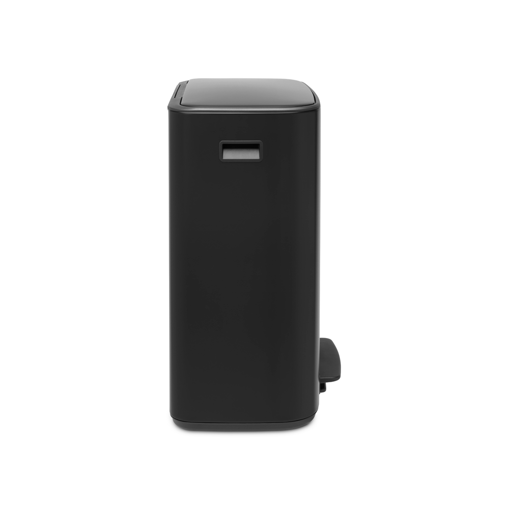 BASURERO BRABANTIA PEDAL BO 2 X 30 LT MATT BLACK - 2