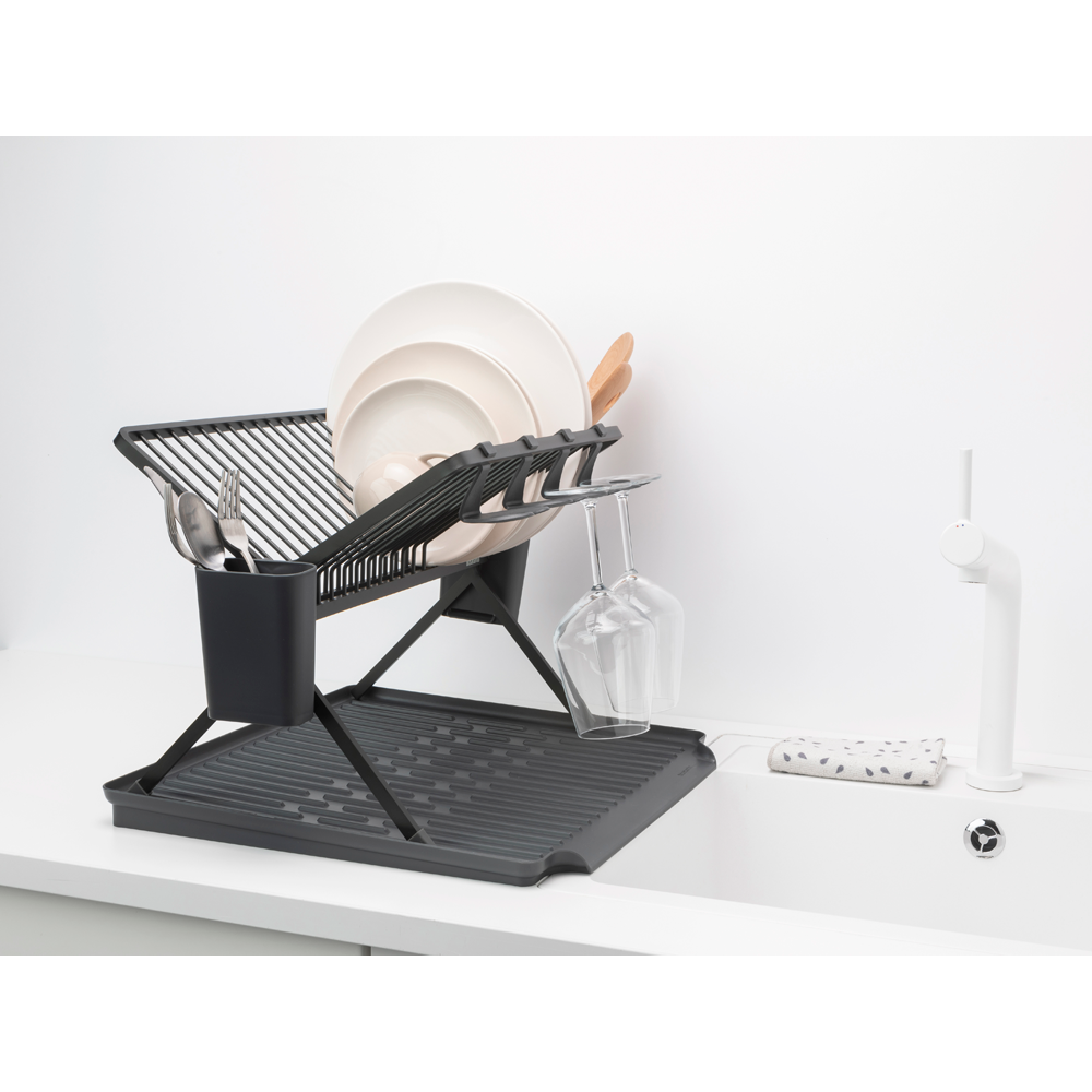 SECAPLATOS PLEGABLE GRANDE SINKSIDE DARK GREY - 4