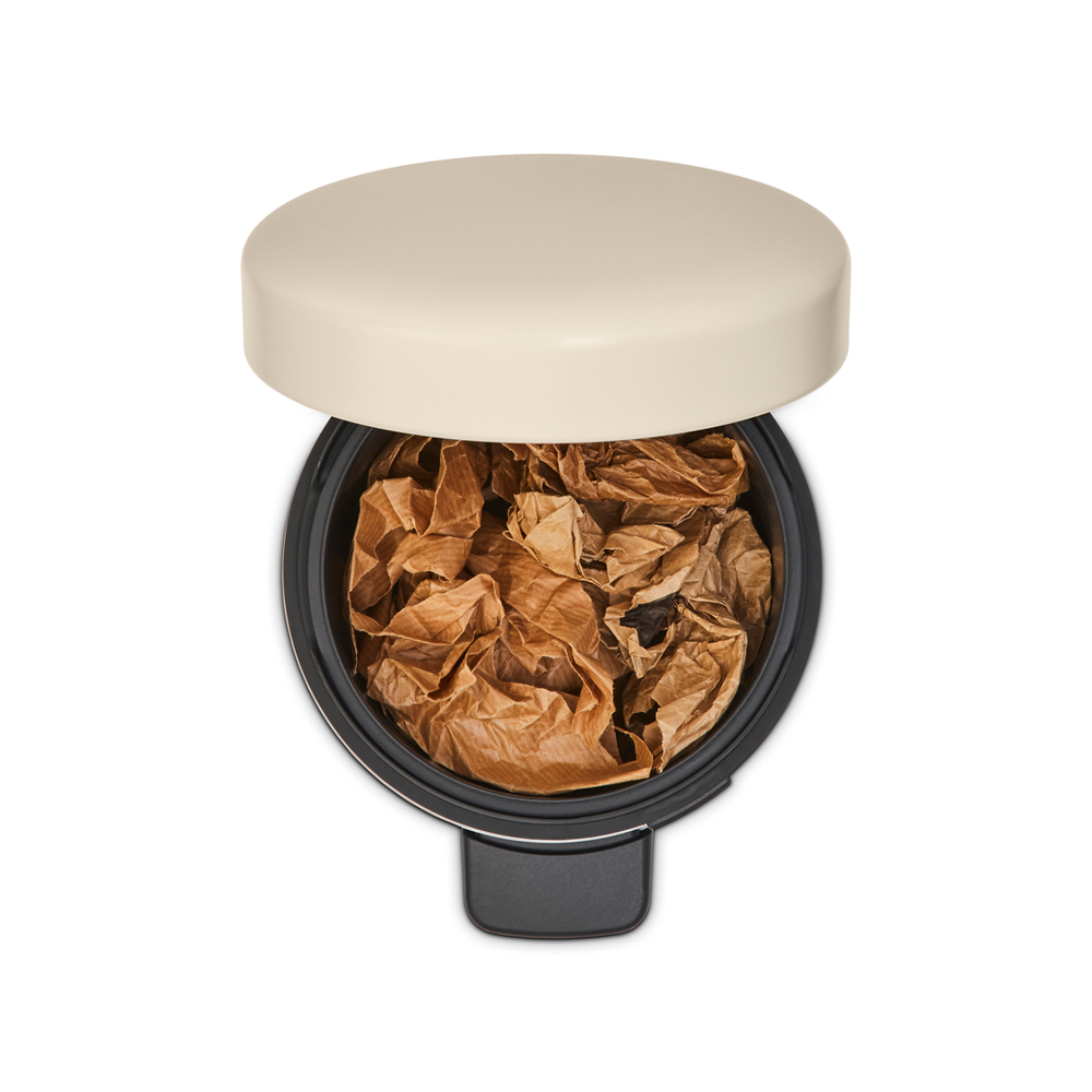 BASURERO PEDAL NEWICON 3 LT SOFT BEIGE - 3