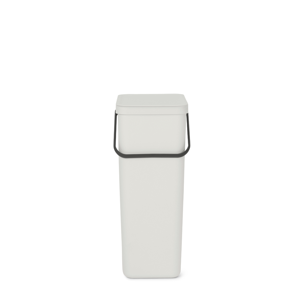 BASURERO BRABANTIA RECICLAJE SORT & GO 40 LT WHITE - 2