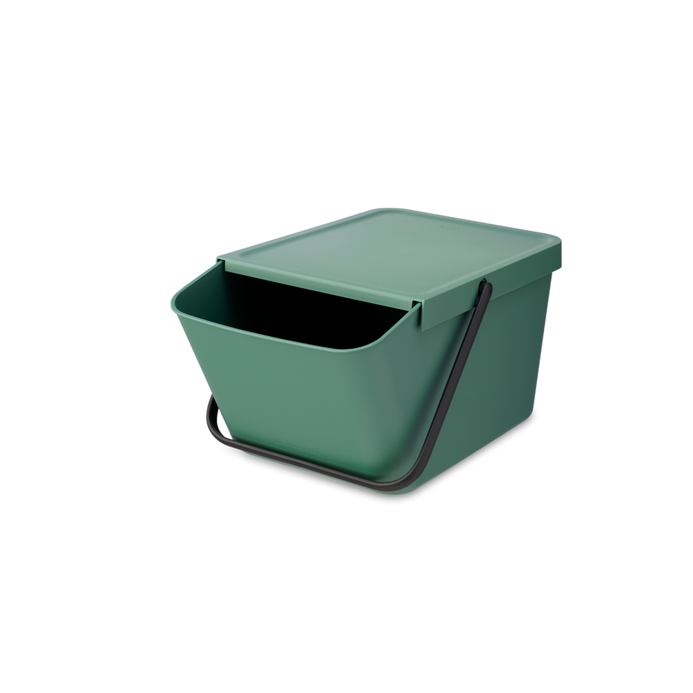 BASURERO BRABANTIA APILABLE SORT & GO 20 LT FIR GREEN - 3