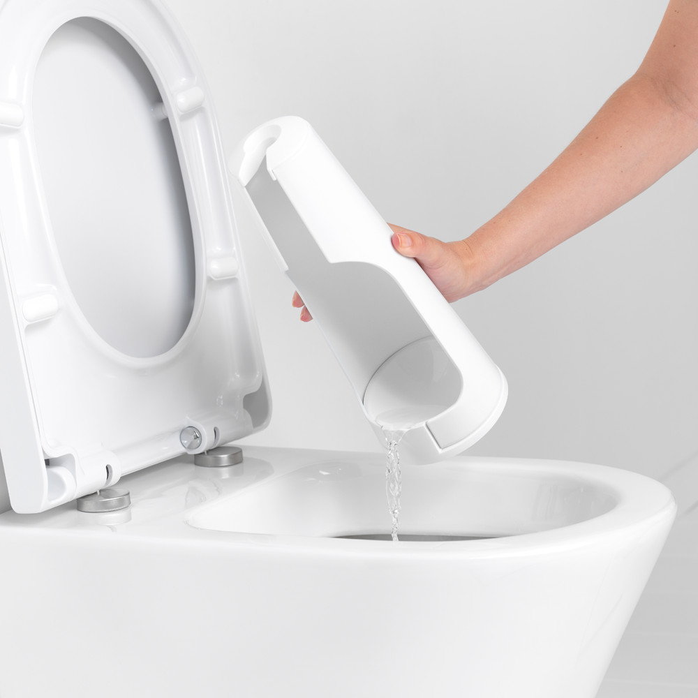 ESCOBILLA BRABANTIA BAÑO CON SOPORTE RENEW WHITE - 5