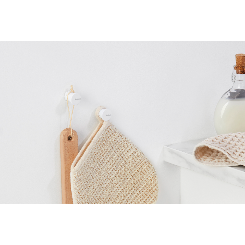 GANCHOS BRABANTIA TOALLAS MINDSET WHITE - 3