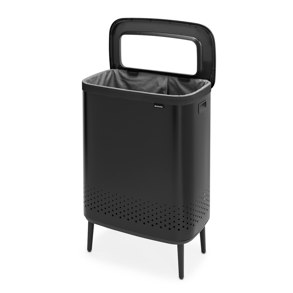 CONTENEDOR BRABANTIA ROPA BO HI 2 X 45 LT MATT BLACK - 2