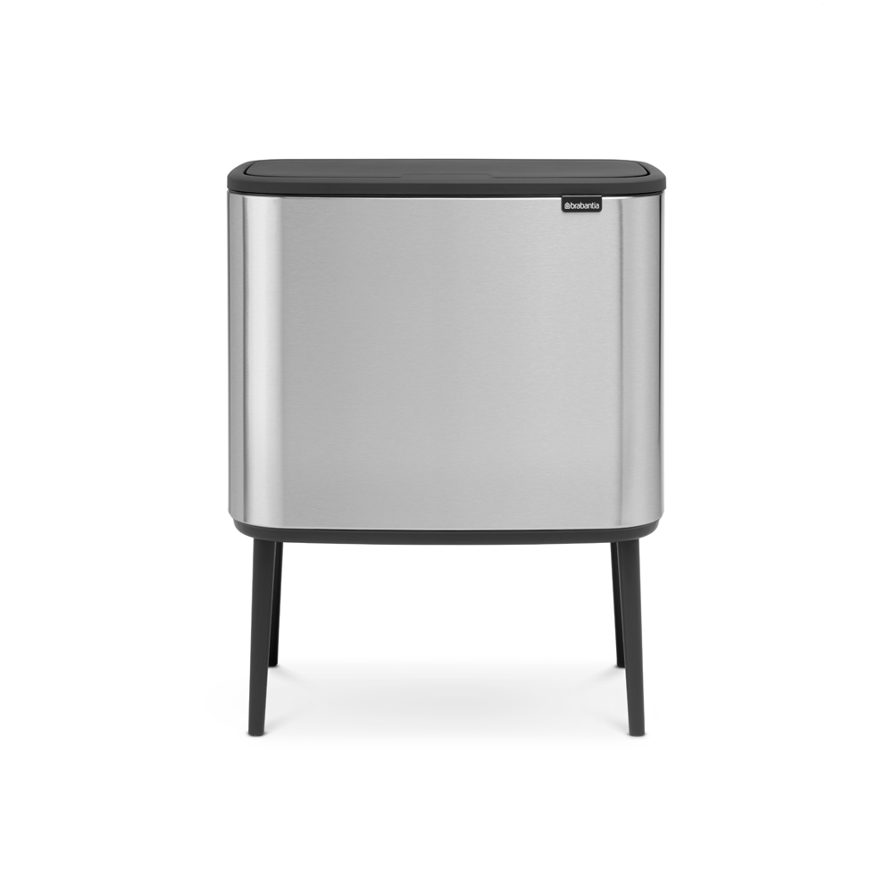 BASURERO BRABANTIA BO TOUCH 36 LT MATT STEEL FINGERPRINT PROOF - 1
