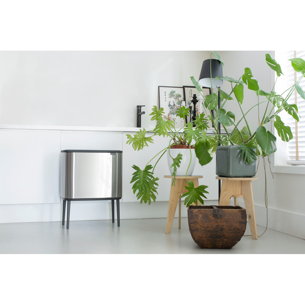 BASURERO BRABANTIA BO TOUCH 36 LT MATT STEEL FINGERPRINT PROOF - 5