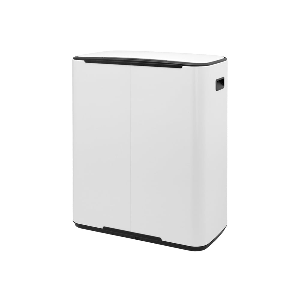 BASURERO BRABANTIA PEDAL BO 2 X 30 LT WHITE - 4