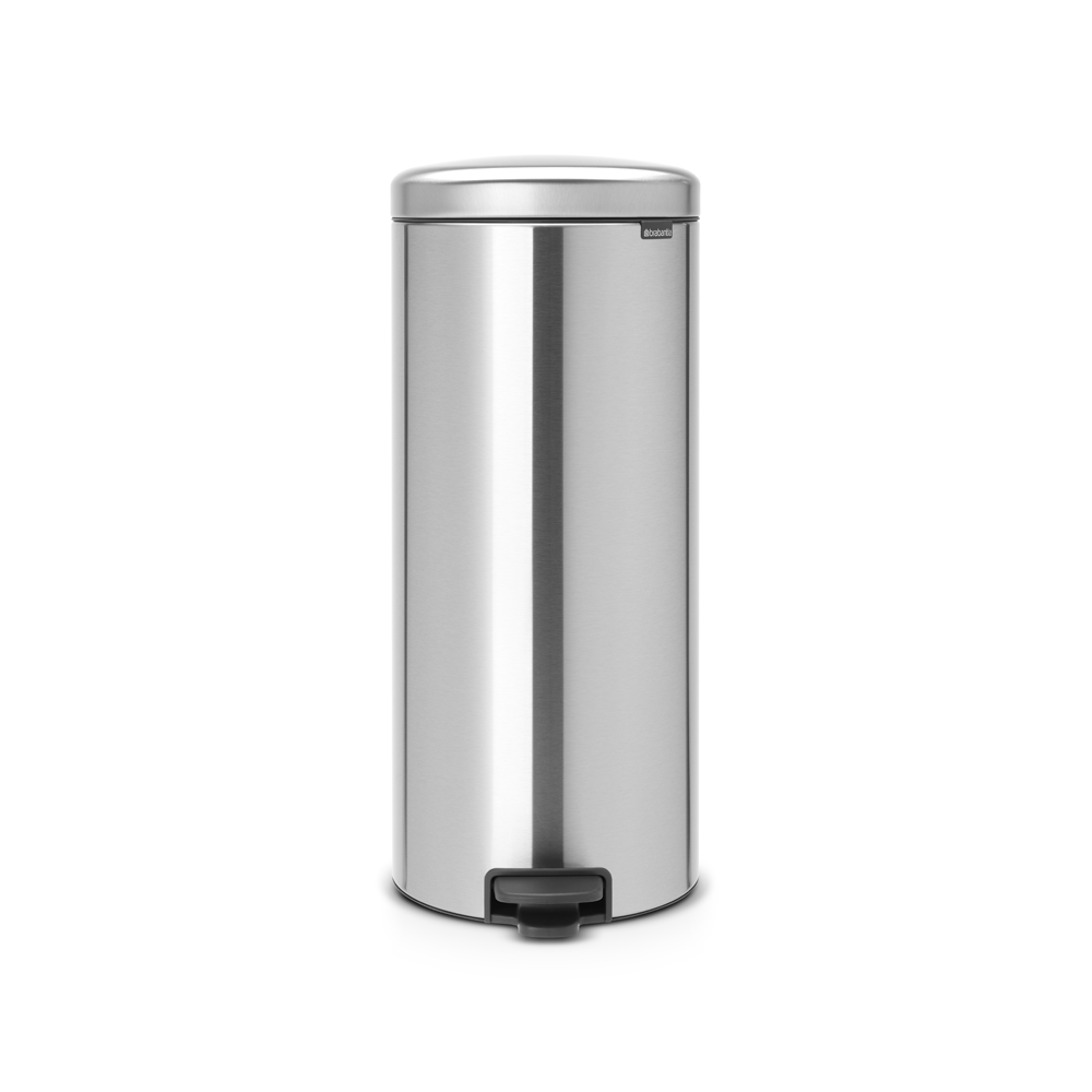 BASURERO BRABANTIA PEDAL NEWICON 30 LT MATT STEEL - 1