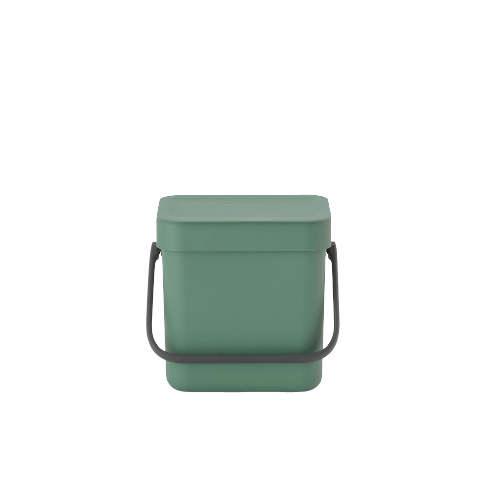 BASURERO BRABANTIA SORT & GO 3 LT FIR GREEN - 2