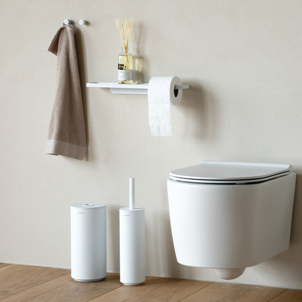 PORTARROLLOS BRABANTIA CON ESTANTE MINDSET WHITE - 2