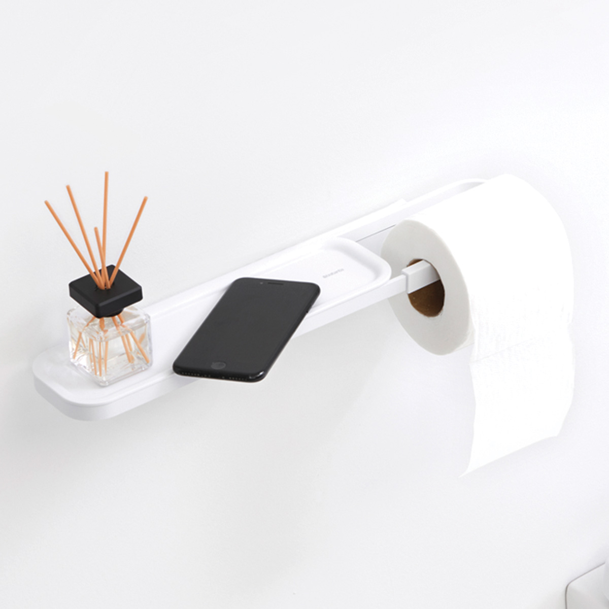 PORTARROLLOS BRABANTIA CON ESTANTE MINDSET WHITE - 4
