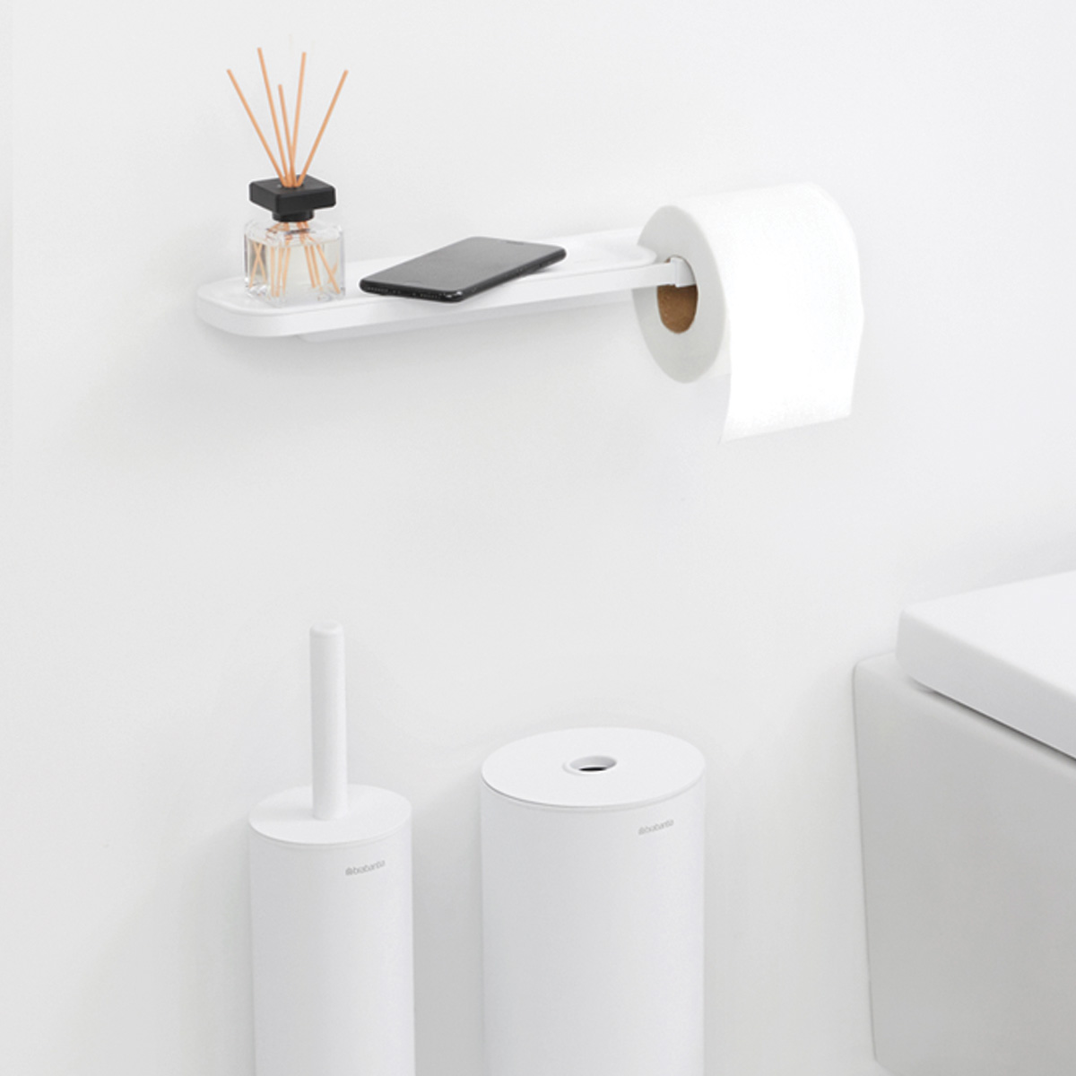 PORTARROLLOS BRABANTIA CON ESTANTE MINDSET WHITE - 5